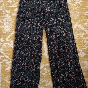art class Floral Kids Jeans - Black and Multicolor